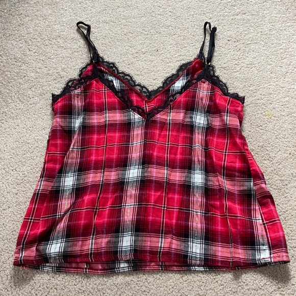 Victoria’s Secret Plaid Pajama Cami - Picture 4 of 5